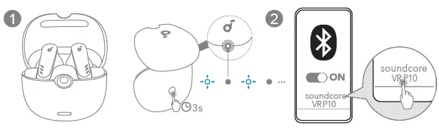 soundcore VR P10 TWS Gaming Earbuds 6