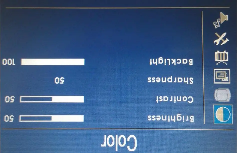 XENARC 702CSH 7 Inch Sunlight Readable Capacitive Touchscreen LED LCD Monitor - Image mirror