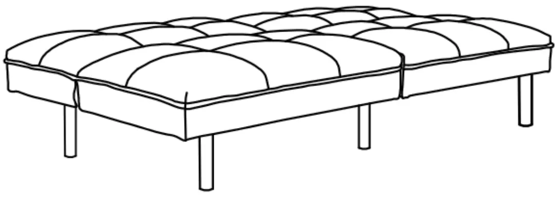 COSTWAY HW68470 Sofa Bed-fig7