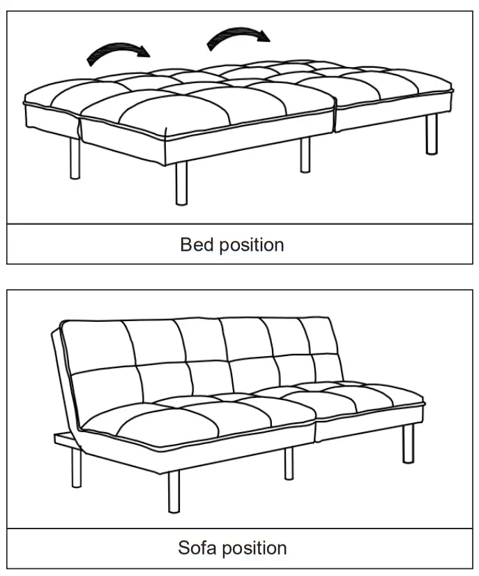 COSTWAY HW68470 Sofa Bed-fig8
