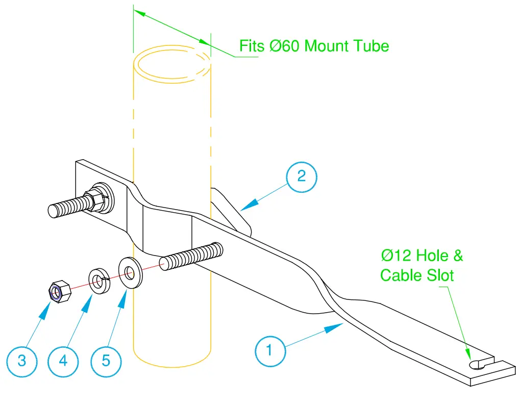 ZCG SCALAR 1943 Clamp Kit Stainless Steel fig