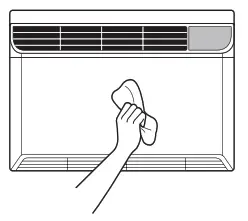 LG Air Conditioner - Cleaning the Air Conditioner