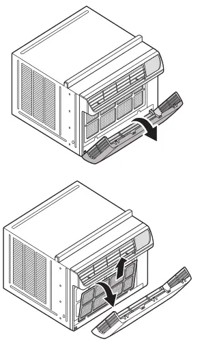 LG Air Conditioner -Cleaning the Air Filter