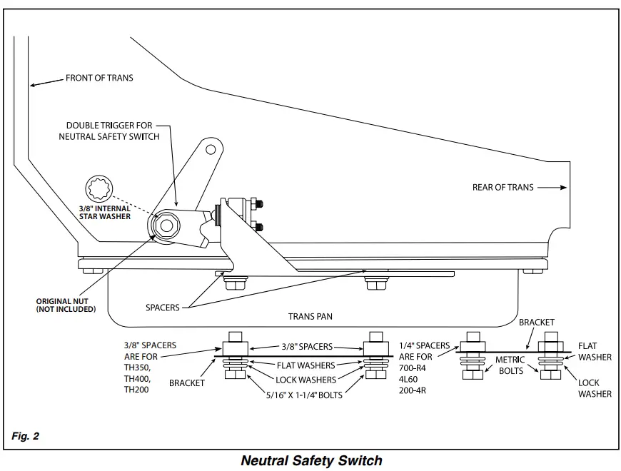 LOKAR-BL-1400U-Back-Up-Light-or-Neutral-Safety-Switch-Kit-fig2