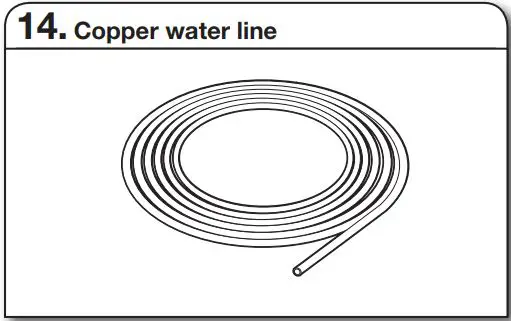 Whirlpool WDT730PAHV 24 51db 5 Cycle Built-In Installation Guide - Copper water line