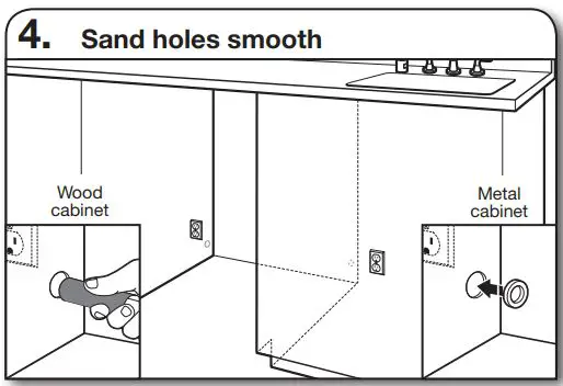 Whirlpool WDT730PAHV 24 51db 5 Cycle Built-In Installation Guide - Sand holes smooth