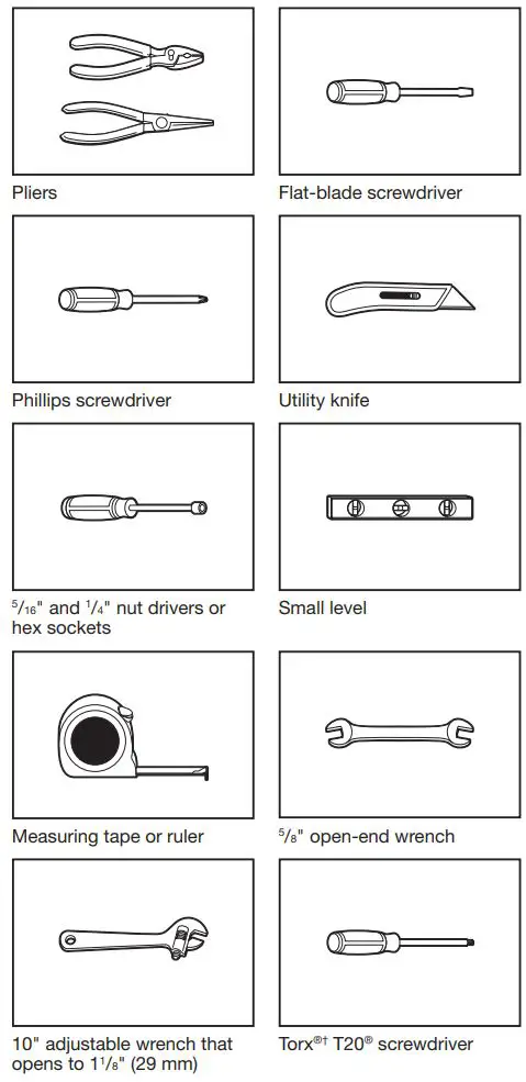 Whirlpool WDT730PAHV 24 51db 5 Cycle Built-In Installation Guide - Tools Needed