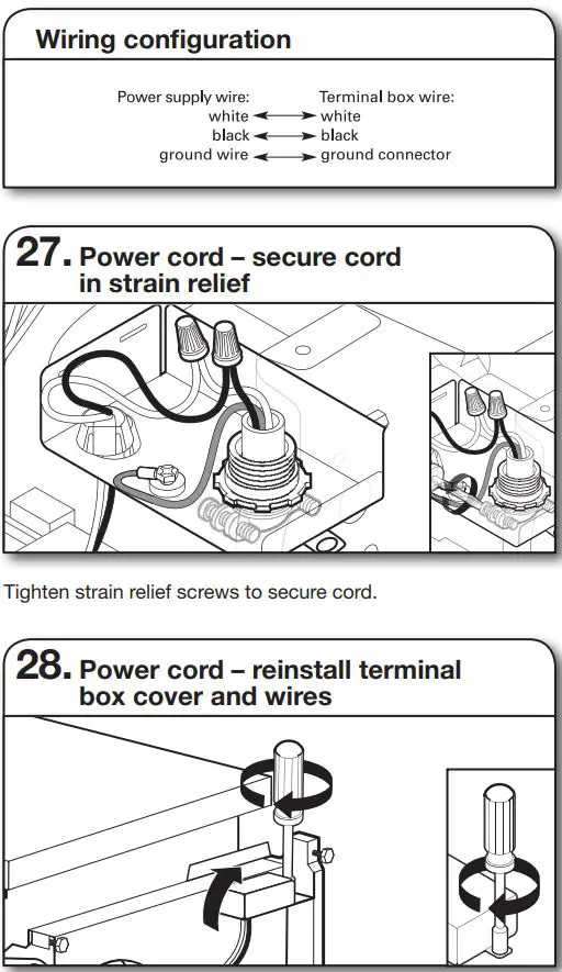 Whirlpool WDT730PAHV 24 51db 5 Cycle Built-In Installation Guide - Wiring configuration