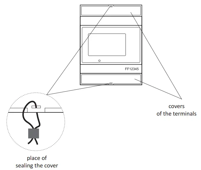 FandF LE 03MQ CT 3 Phase Electricity Consumption Meter