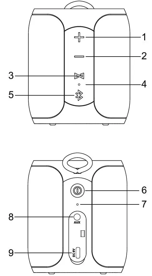 artsound PWR01 Portable Waterproof Speaker-2