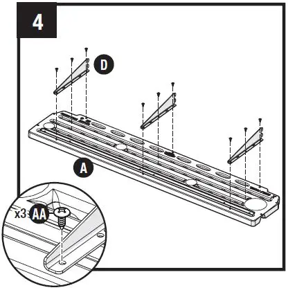 Suncast BMSASHELFH1 24 Inch Resin Storage Shelf Kit-7