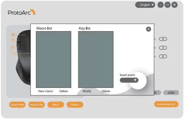 ProtoArc EM12 Wireless Mouse A08