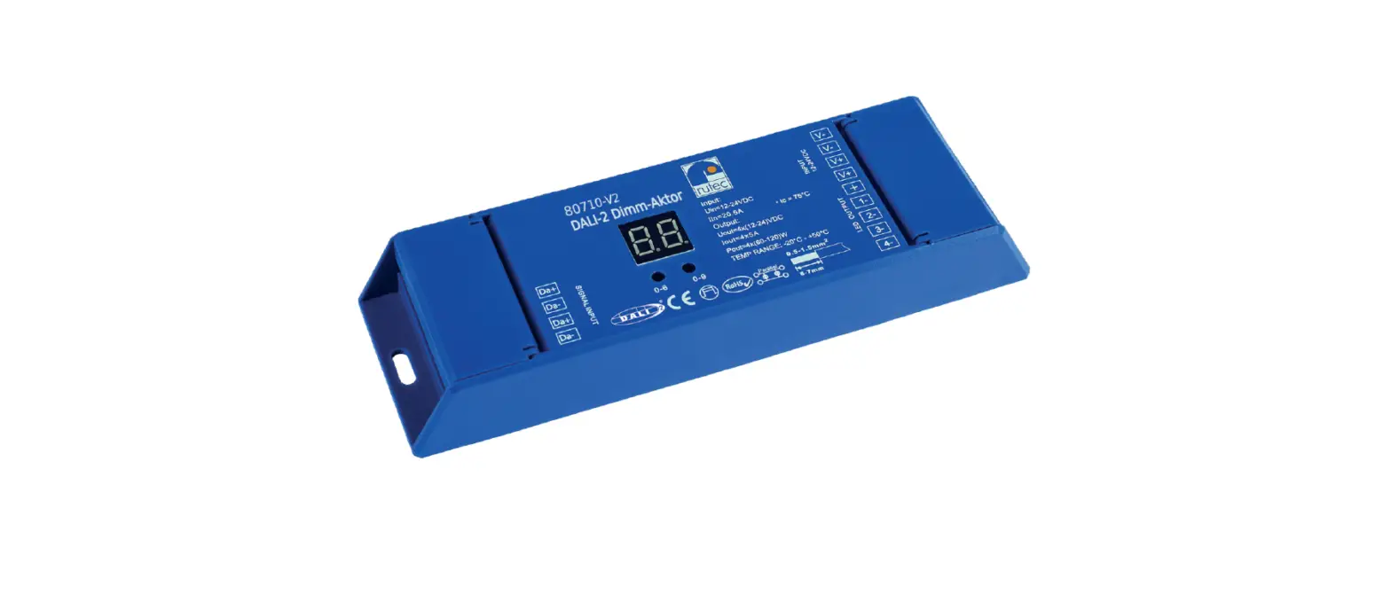 Rutec 80710-v2 Dali-2 Dimm-actor Instruction Manual