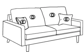 US-Pride-Furniture -L-Caroyln-50.-Inch -Polyester-Square-Arm-2-Seater-Loveseat-fig-5