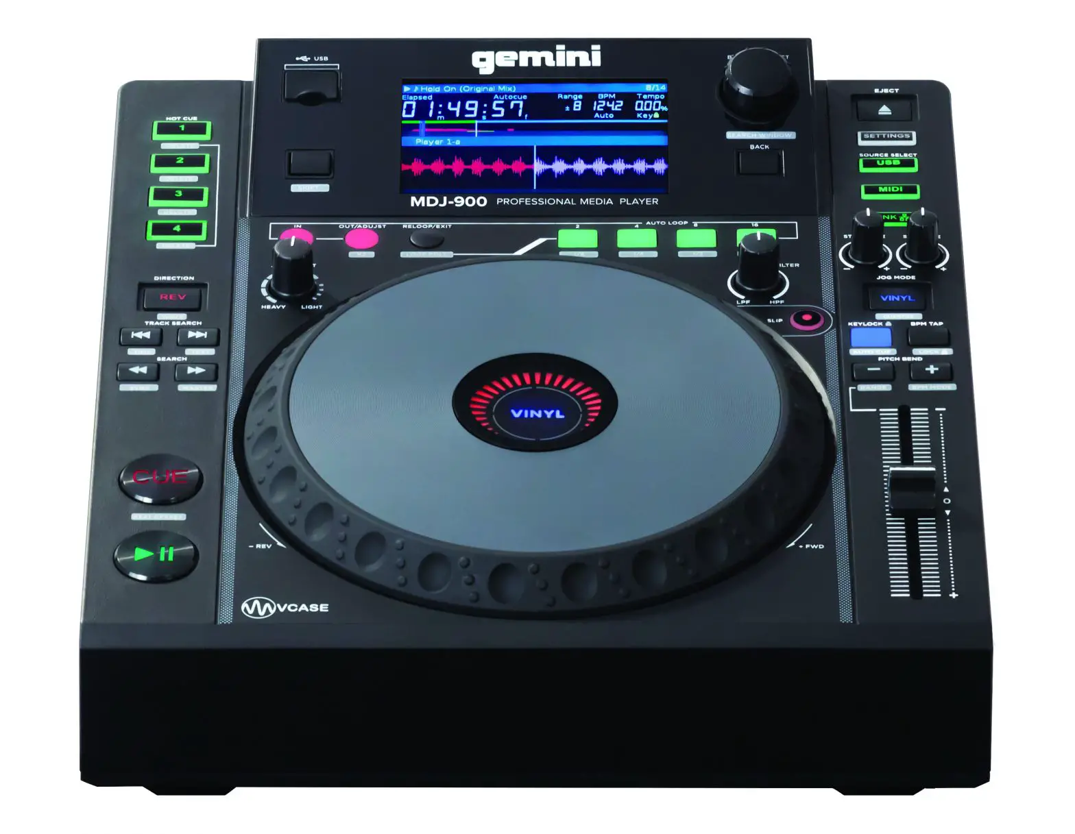 gemini MDJ-900 Professional Media Controller - Cover