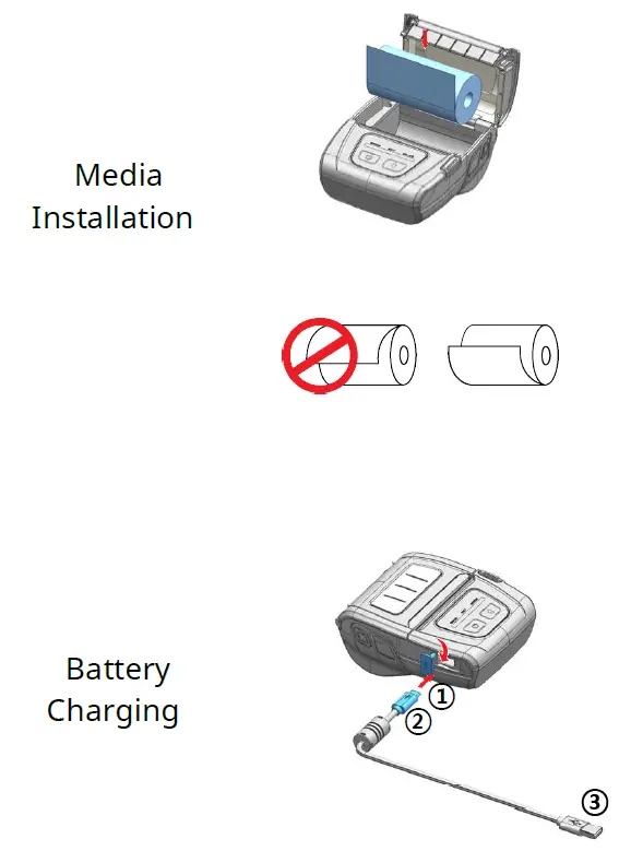 BIXOLON SPP-C300 Mobile Printer 5