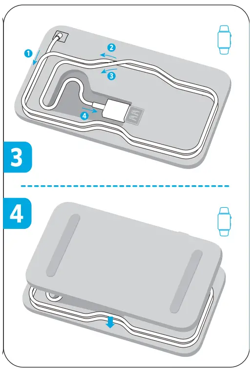 ANKER 51005002413 PowerWave 3-in-1 Stand with Watch Charging Cable Holder - 2