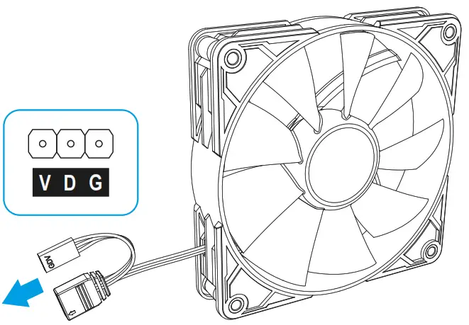 Sharkoon 120mm SILENT Storm PWM RGB Fan - fig 4
