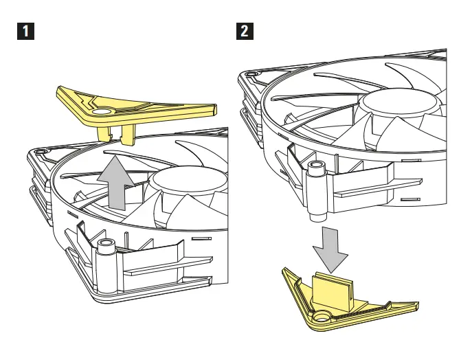 Sharkoon 140mm SILENT Storm PWM RGB Fan - fig 2