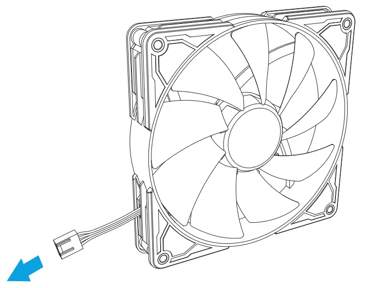 Sharkoon 140mm SILENT Storm PWM RGB Fan - fig