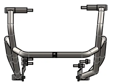 ZIEGER 10008314 Engine Crash Bar Kit
