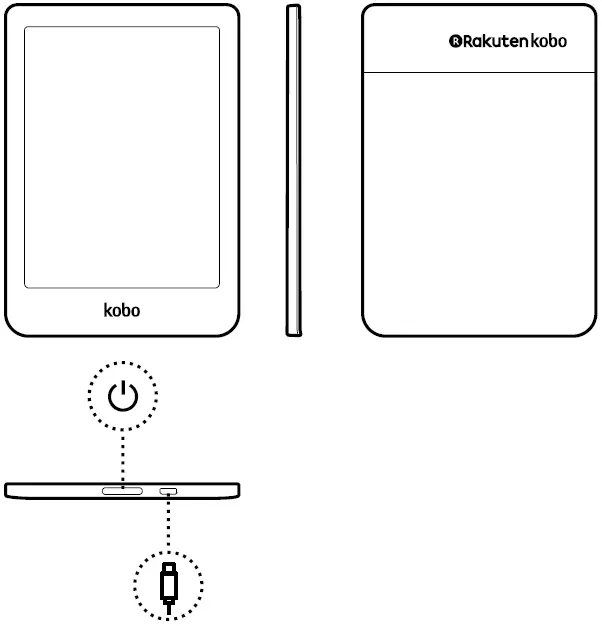 Rakuten Kobo-N249-Clara-HD-e-book-Reader-FIG-1
