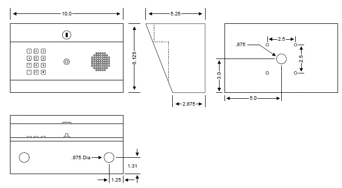 DKS 1503 Basic Stand Alone Digital Keypad Entry Devices 2