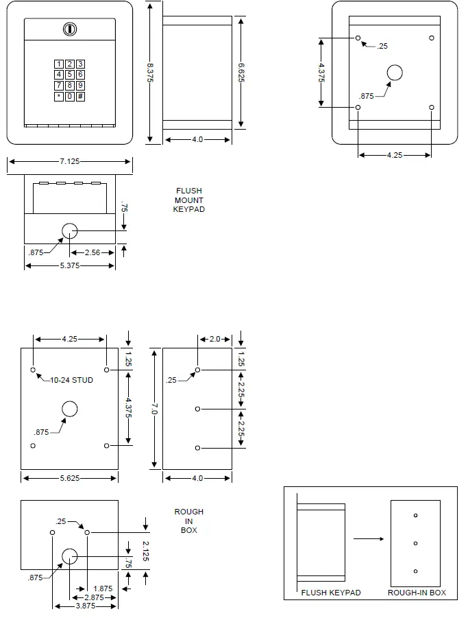 DKS 1503 Basic Stand Alone Digital Keypad Entry Devices 3