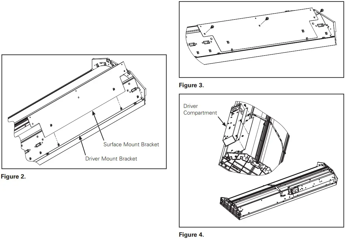Metalux IB519014EN SkyRidge Surface Mount Bracket - FIGURE 2