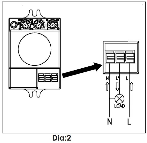 GREEN BROOK ODM201 Orion Range’ Infra-red Microwave Presence Detector- Adjustable - fig 2