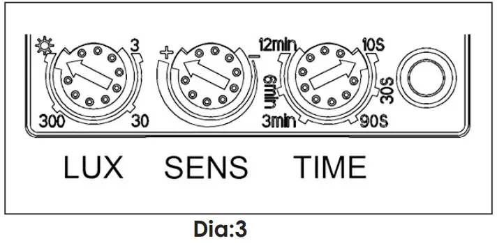 GREEN BROOK ODM201 Orion Range’ Infra-red Microwave Presence Detector- Adjustable - fig 3