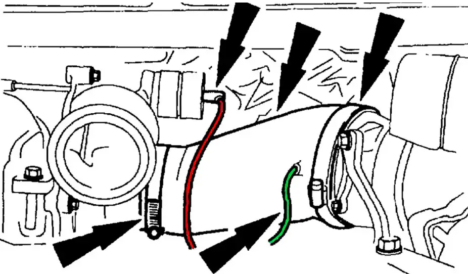 Re-install all labeled electrical