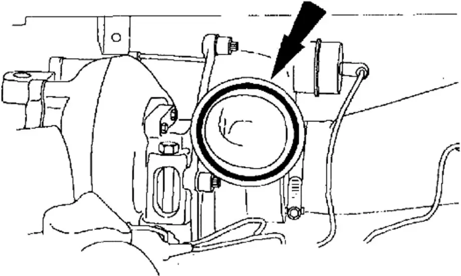 Remove and discard compressor O-Ring.