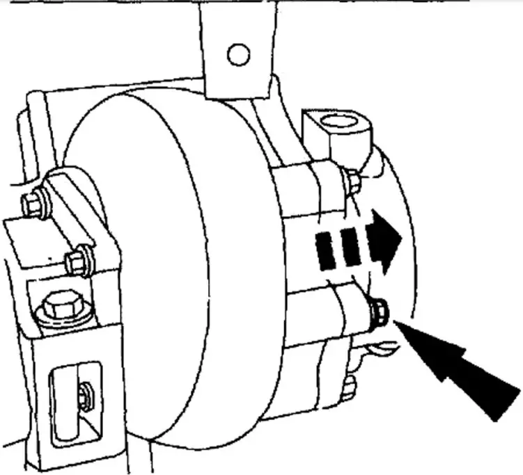 Remove the backpressure valve