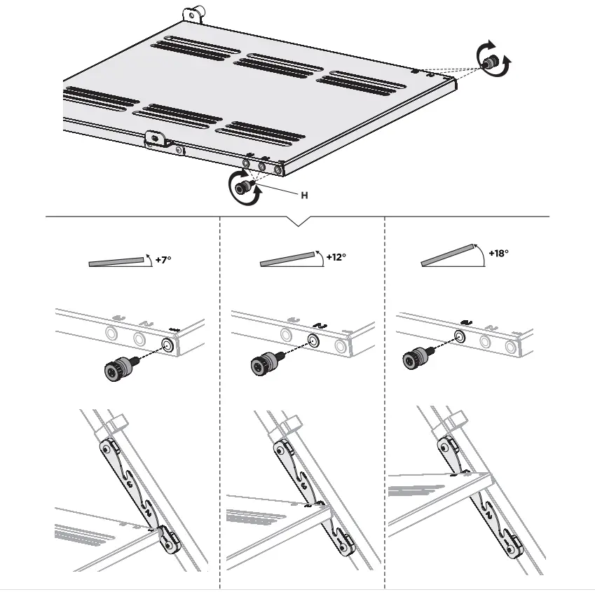 RAPTURE RPT-WSA100B Racing Wheel Stand APEX - Figure 4