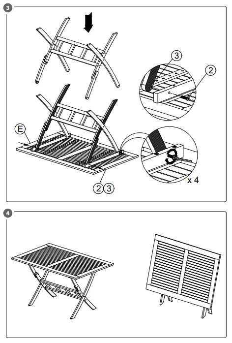 EKVIP 021562 Folding Table 2