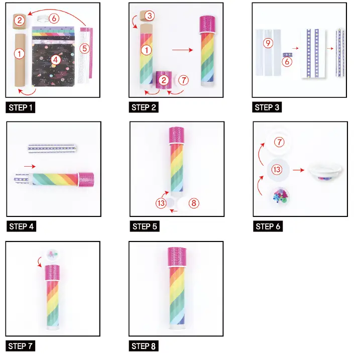 kadink Kaleidoscope Craft Kit 2