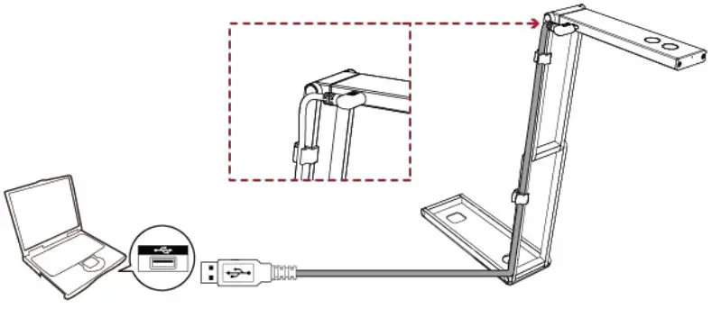 VIISAN-Document-Camera-with-Google-Meet-FIG 1