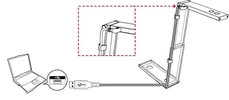 VIISAN-Document-Camera-with-Google-Meet-FIG 12