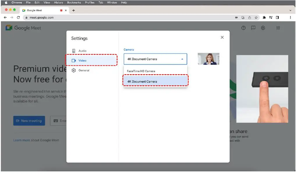 VIISAN-Document-Camera-with-Google-Meet-FIG 5