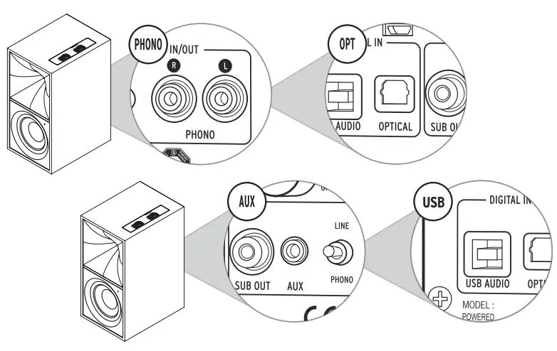 Klipsch 1071286 The Nines Heritage Inspired Powered Speakers-SOURCE1