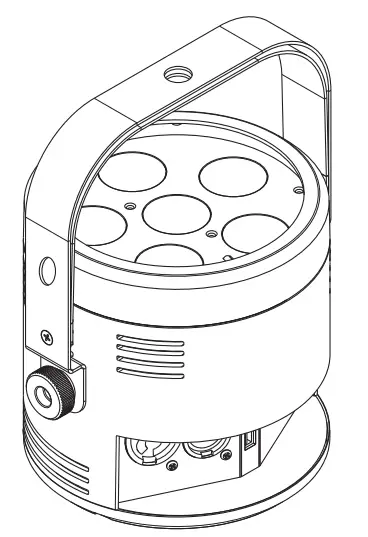 eurolite LED Silent PAR 6 QCL Floorspot 