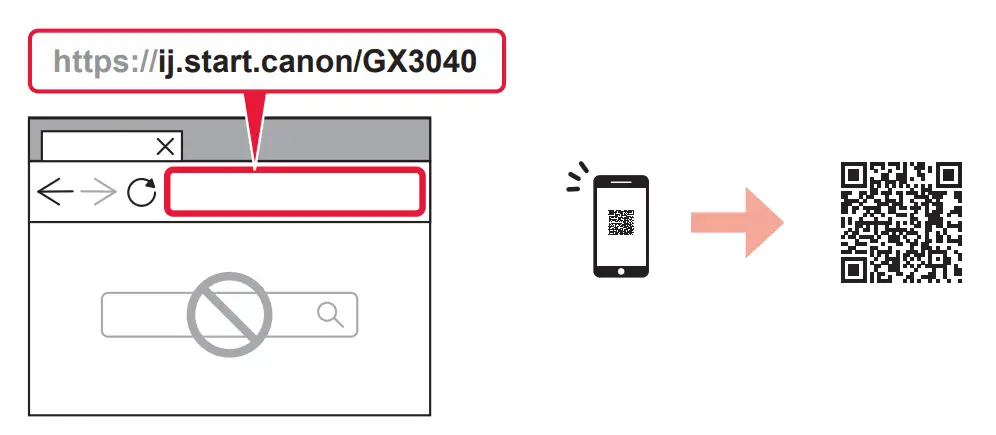 Canon GX3000 Series Printer - QR