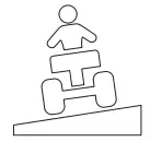 Husqvarna R 318X Rider R 318x Lawn Tractor - Slope indicator