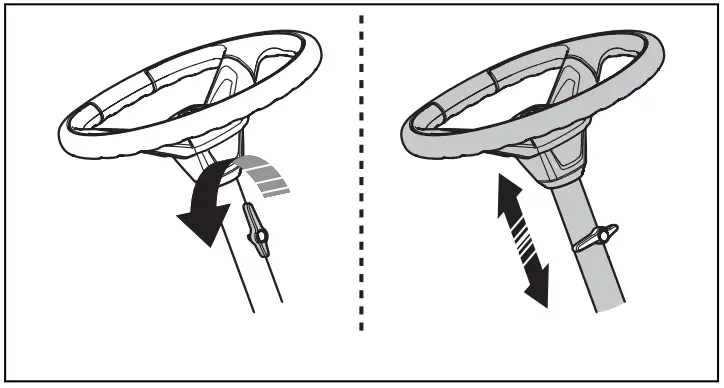 Husqvarna R 318X Rider R 318x Lawn Tractor - counterclockwise to loosen