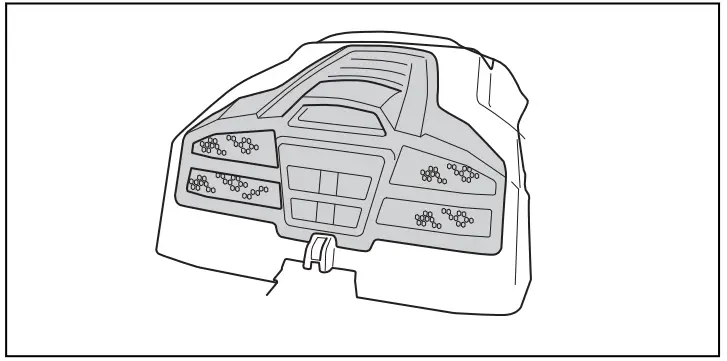 Husqvarna R 318X Rider R 318x Lawn Tractor - engine cover