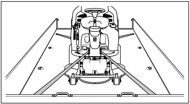 Husqvarna R 318X Rider R 318x Lawn Tractor - frame tunne