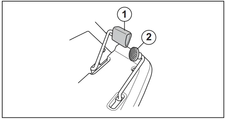 Husqvarna R 318X Rider R 318x Lawn Tractor - pedal is pressed