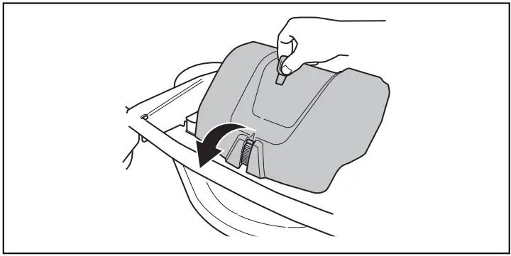 Husqvarna R 318X Rider R 318x Lawn Tractor - remove the cover