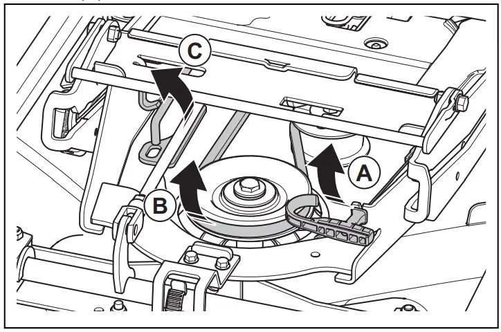 Husqvarna R 318X Rider R 318x Lawn Tractor - wheel for the drive